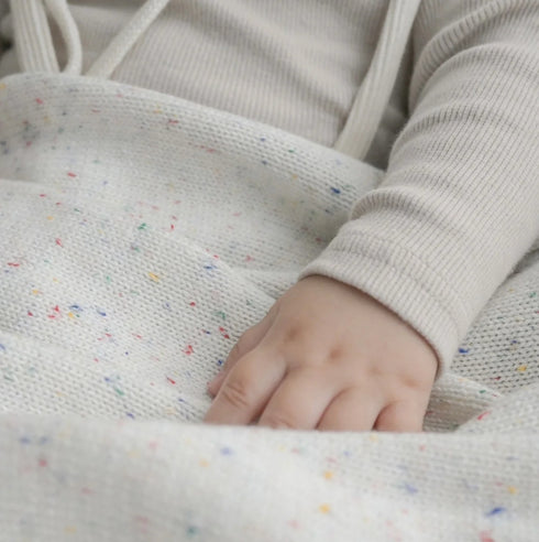 blanco ベビー ニットブランケット organic cotton blanket オーガニックコットン 無地 ブランコ